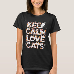 Keep Calm, Love Cats - KCLCATS01 🐱 T-Shirt