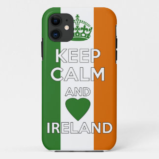 Keep Calm & Love Ireland iPhone 11 Case