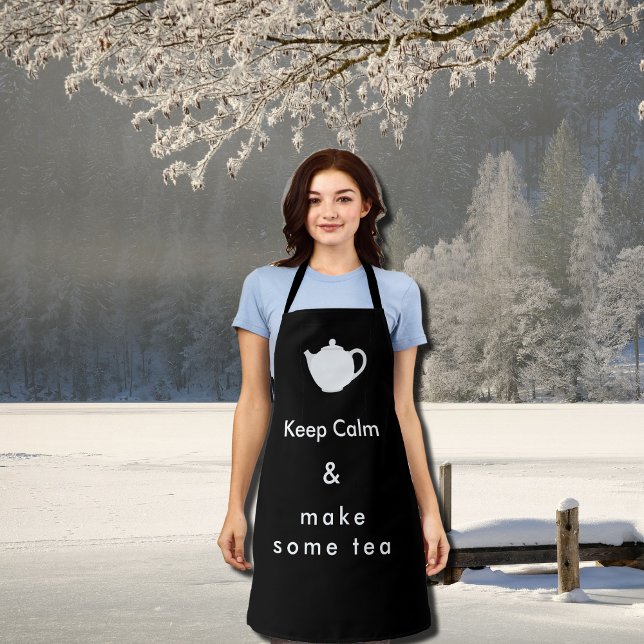Keep  Calm - make tea no2  Apron (Creator Uploaded)