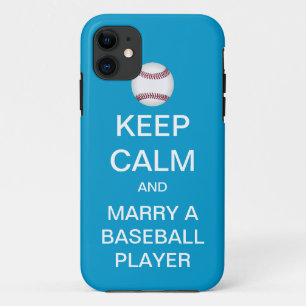 KEEP CALM Marry A Baseball Player iPhone 5 Case