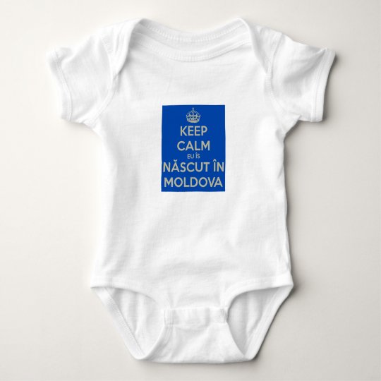Keep Calm Moldova Baby Bodysuit
