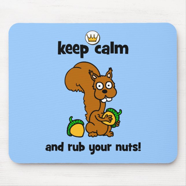 keep calm mouse pad (Front)