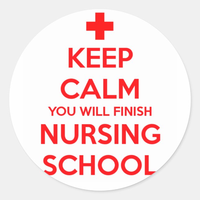 Keep Calm Nursing Stickers (Front)