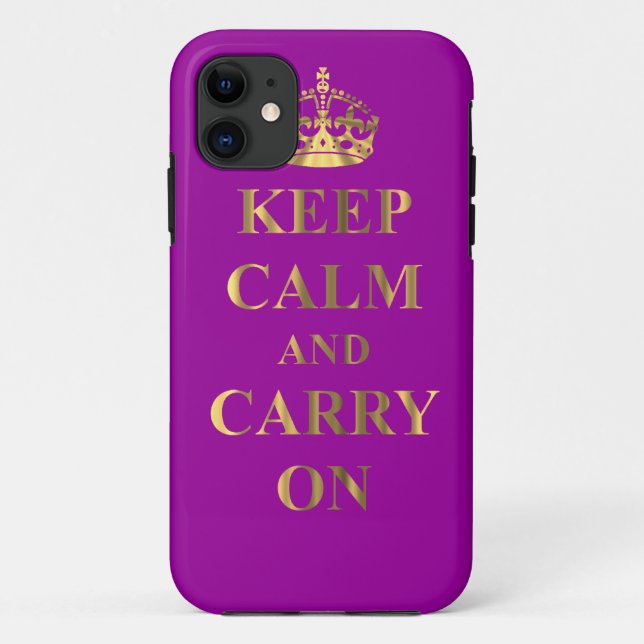 Keep calm on any colour Case-Mate iPhone case (Back)