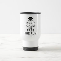 Keep Calm & Pass The Rum mug - choose style