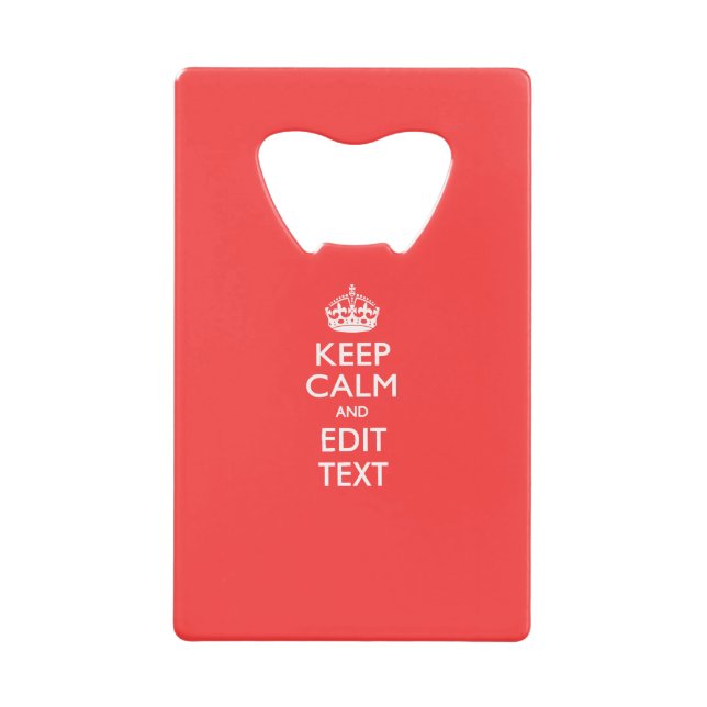 KEEP CALM personnalisé et avoir votre texte sur Co (Devant)