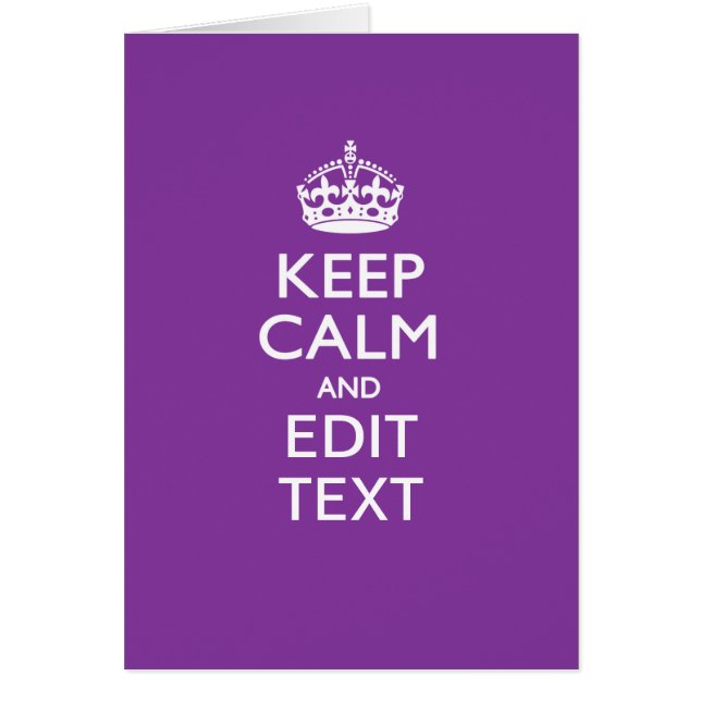 KEEP CALM PERSONNALISÉ ET Éditer du texte sur viol (Devant)
