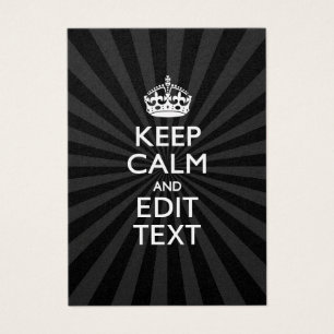 KEEP CALM personnalisé et votre texte en rafale
