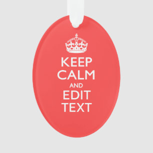 KEEP CALM personnalisé et votre texte sur le corai