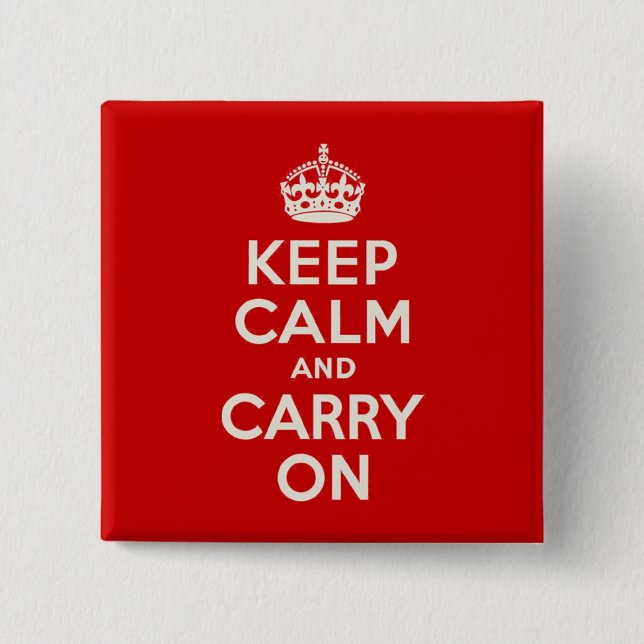 Keep Calm Pin (Front)