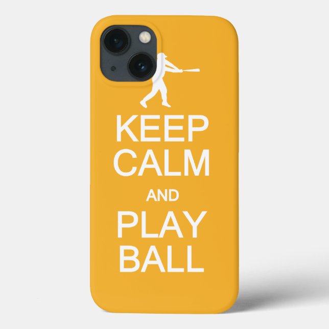 Keep Calm & Play Ball custom cases (Back)