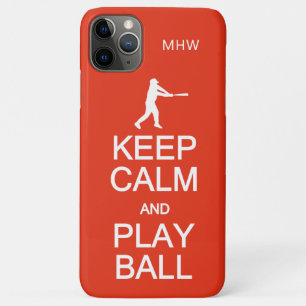 Keep Calm & Play Ball custom phone cases