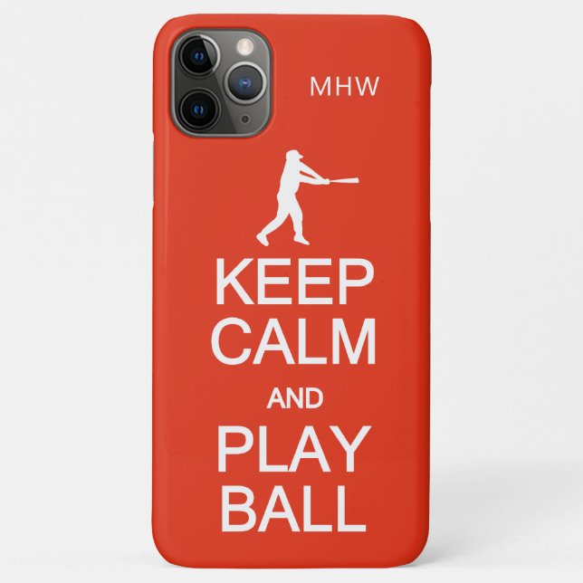 Keep Calm & Play Ball custom phone cases (Back)