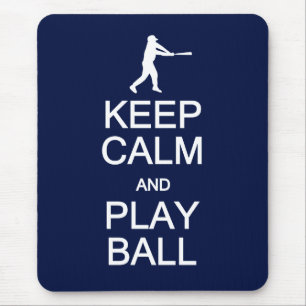 Keep Calm & Play Ball mousepad