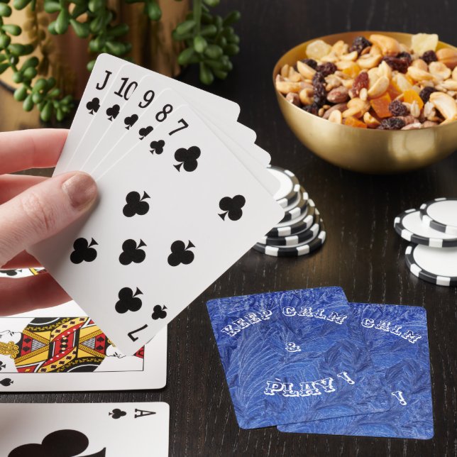 " Keep Calm & Play ! " Classic Playing Cards (In Situ)