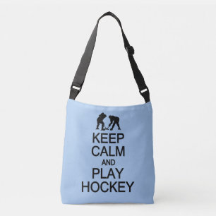 Keep Calm & Play Hockey custom colour bags