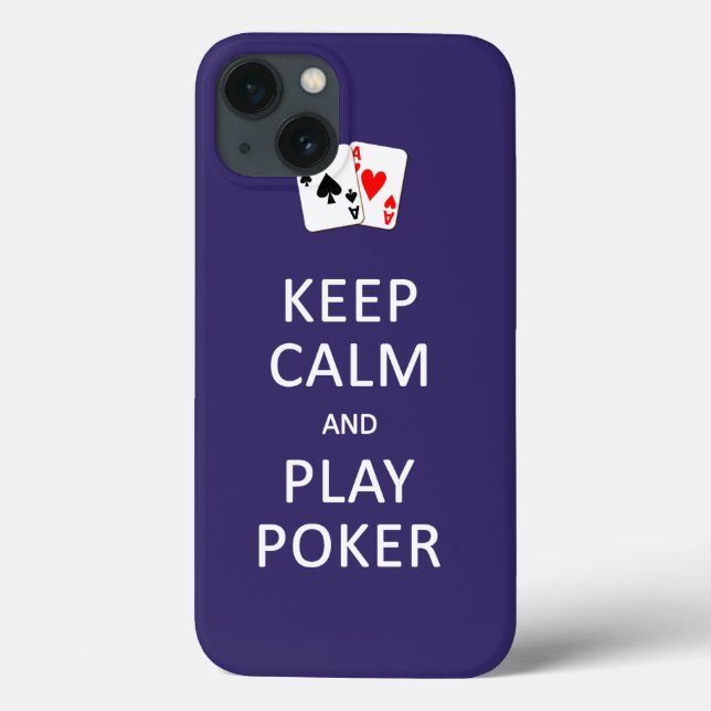 KEEP CALM & PLAY POKER custom cases (Back)