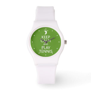 Keep Calm & Play Tennis custom watches