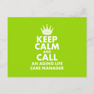 "Keep Calm" Postcard