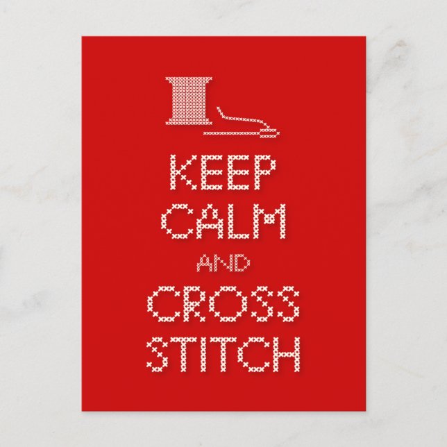 Keep Calm Postcard (Front)