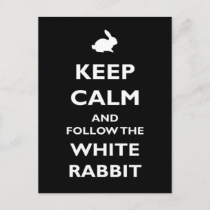 keep calm postcard