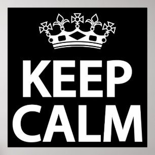 Keep calm poster
