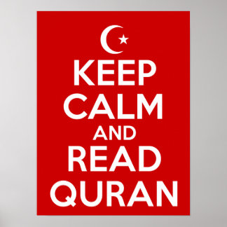 Keep Calm Read Quran Poster