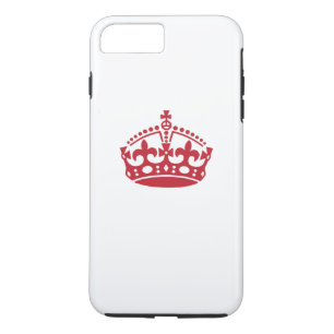 Keep calm red victory crown Case-Mate iPhone case