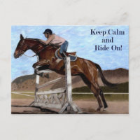 Keep Calm & Ride On! Horse Jumper
