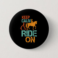 Keep Calm Ride On Horseback Riding Horse Rider