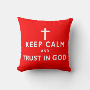 Keep Calm Room Decor CHRISTIAN PILLOWS