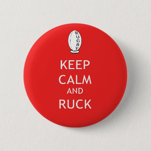 Keep Calm & Ruck 2 Inch Round Button