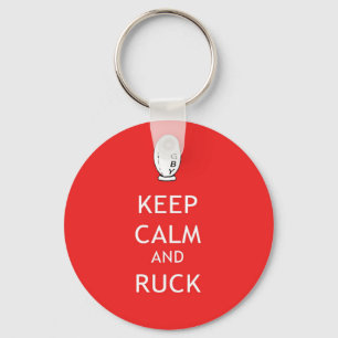 Keep Calm & Ruck Keychain