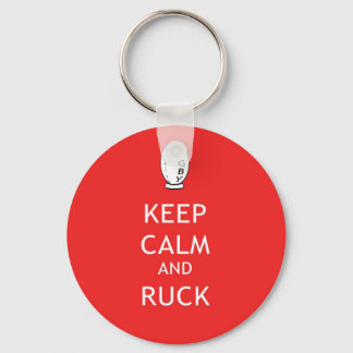 Keep Calm & Ruck Keychain