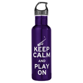 Keep Calm Saxophone 710 Ml Water Bottle