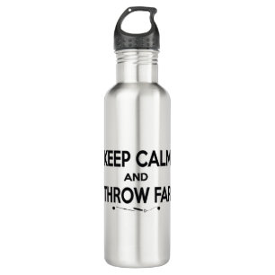 Keep Calm Shot Put Discus Hammer Water Bottle