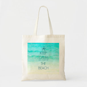 Keep Calm Small Beach Bag