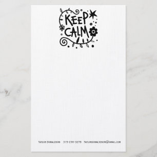 Keep Calm Stationery