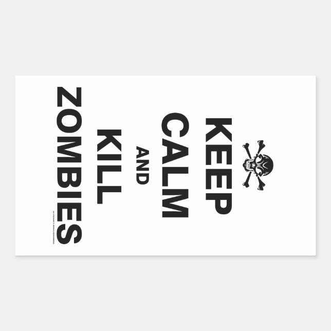 Keep Calm Sticker (Front)