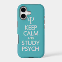 Keep Calm & Study Psych custom iPhone case