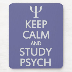 Keep Calm & Study Psych custom mousepad