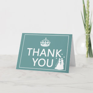 Keep Calm Style Thank You Card