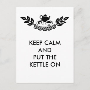 KEEP CALM TEA BREAK POSTCARD