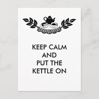 KEEP CALM TEA BREAK POSTCARD