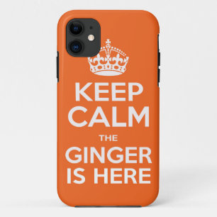 Keep Calm The Ginger Is Here iPhone 5/5s Case