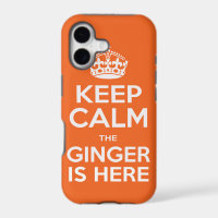 Keep Calm The Ginger Is Here iPhone 5/5s Case
