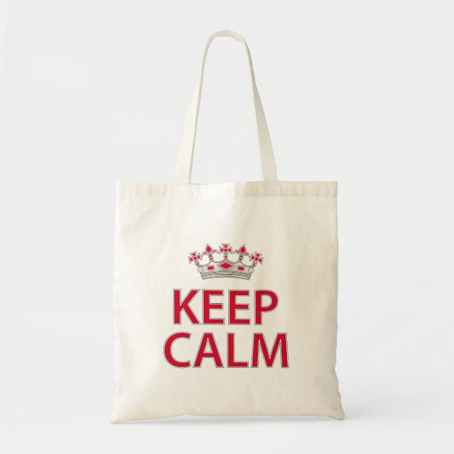 Keep calm tote bag (Front)