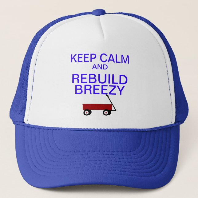 KEEP CALM TRUCKER HAT (Front)