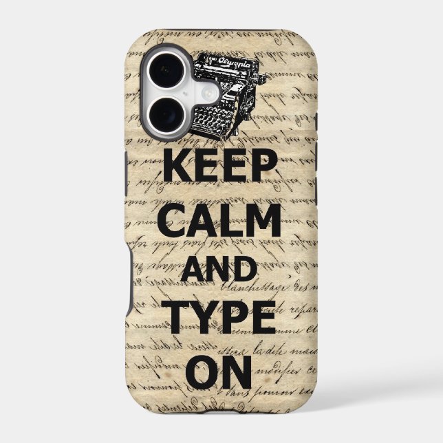 Keep calm & type on (Back)