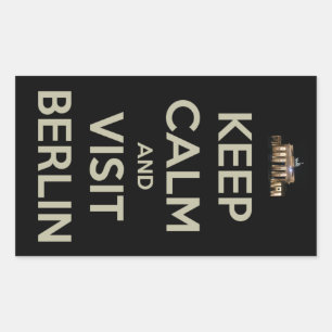 keep calm visit berlin sticker